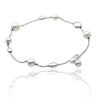 Bracelet Chimento Woman Armillas acqua pearl in White Gold Diamante 0.01 Ct 1B01461PP5190 - 1B01461PP5190